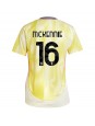 Billige Juventus Weston McKennie #16 Bortedrakt Dame 2024-25 Kortermet